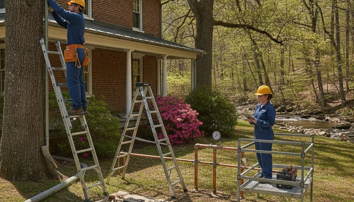 Lynchburg, VA plumbing repair service for residential and commercial leaks, clogs, and pipe fixes
