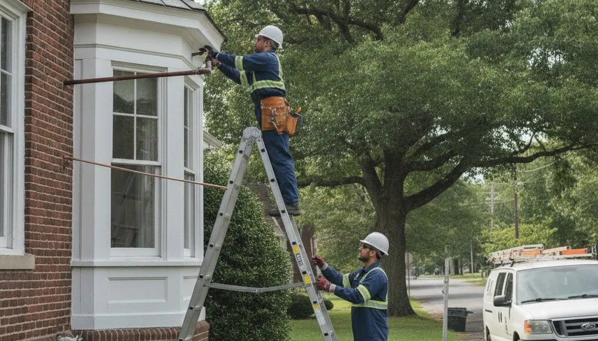Plumber repairing a pipe in Lynchburg, VA for reliable plumbing repair services