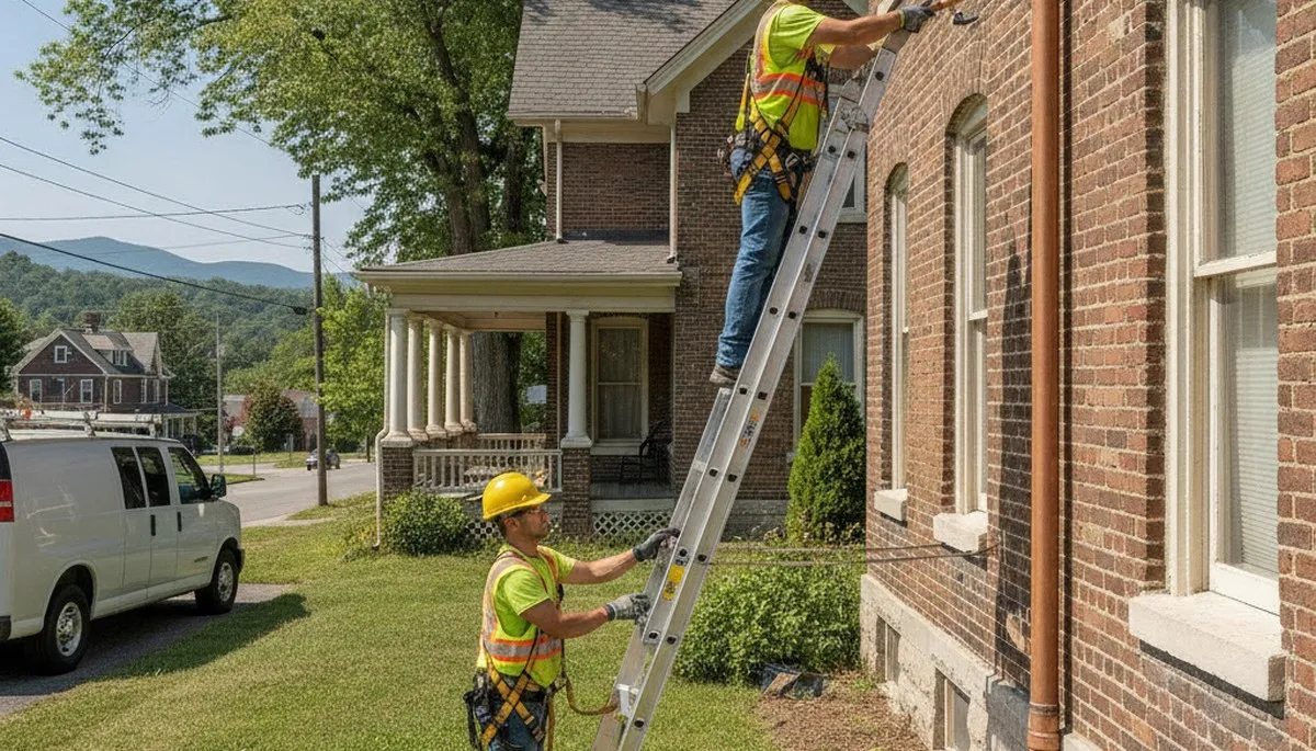 Plumber repair van in Lynchburg, VA for plumbing service calls