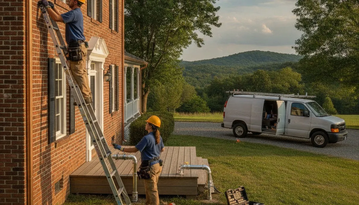 Plumbing repair service in Lynchburg, VA for residential and commercial plumbing issues