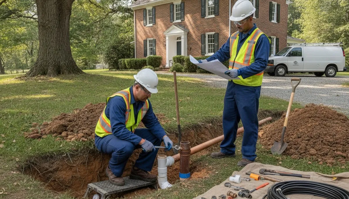 Plumbing repair service in Lynchburg, VA for residential and commercial plumbing needs