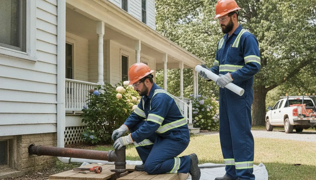 Plumbing repair service in Lynchburg, VA for leak fixes, drain cleaning, and pipe repairs