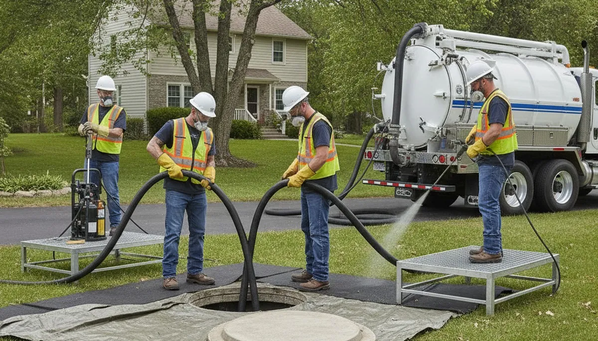 Septic tank cleaning service for Lynchburg, VA homes by On Call Plumbers