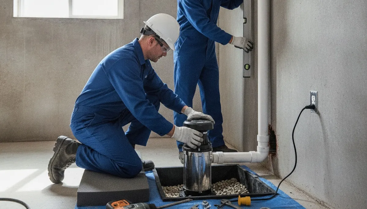 Sump pump installation service in Lynchburg, VA for keeping homes dry during heavy rains