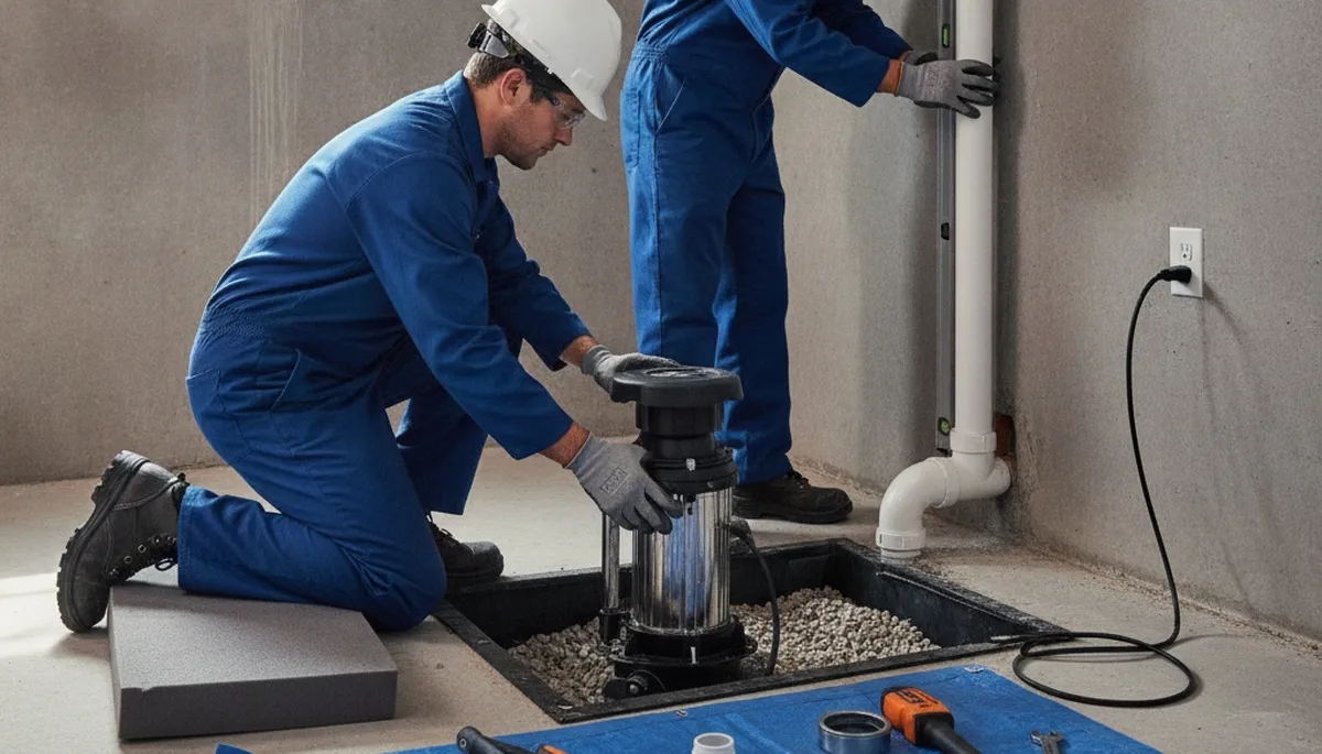 Sump pump installation service for Lynchburg, VA homes by On Call Plumbers