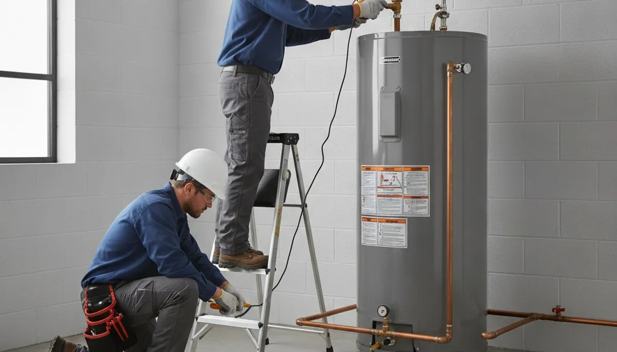 Water heater repair technician serving Lynchburg, VA homes with same-day plumbing service